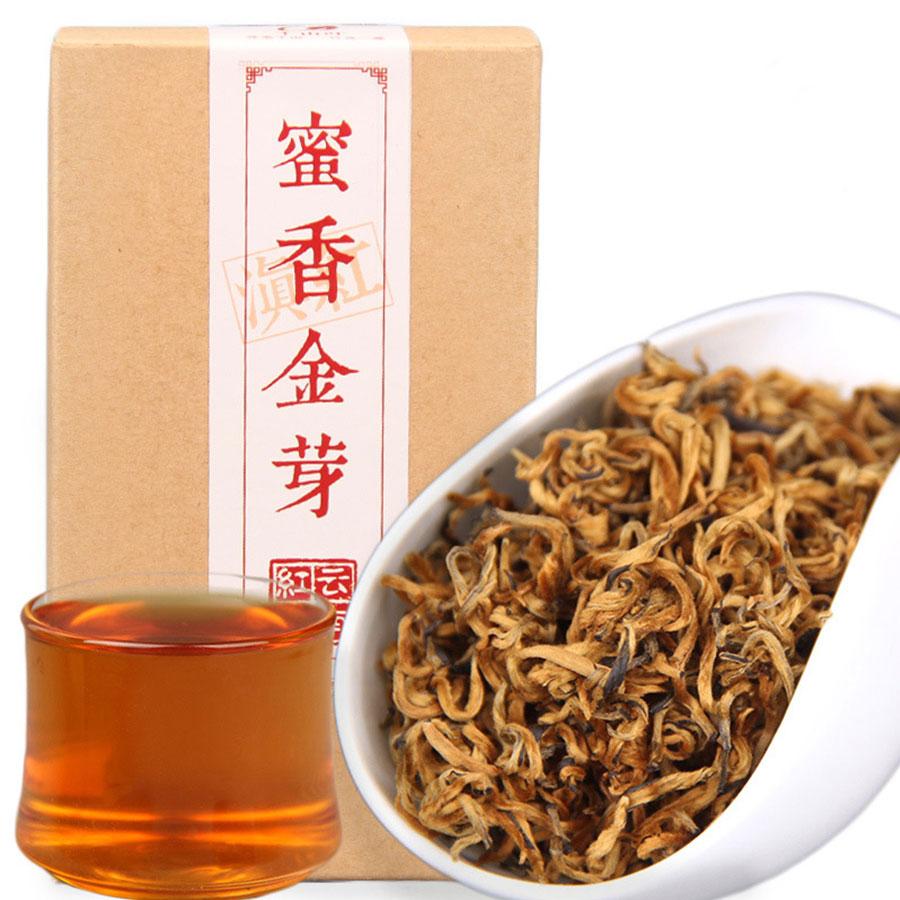 CIFbuy Yunnan Dian Hong Premium Honey and Golden Bud Black Chinese Tea 2023 100g