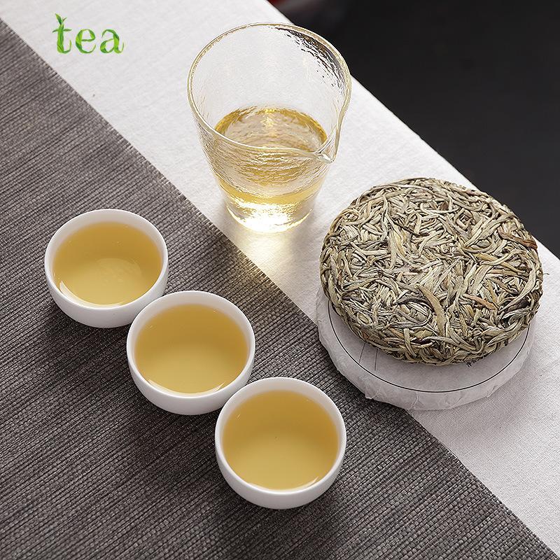 CIFbuy 2022 100g White Hair Silver Needle Yunnan Small Cake Moon White Aged White Tea