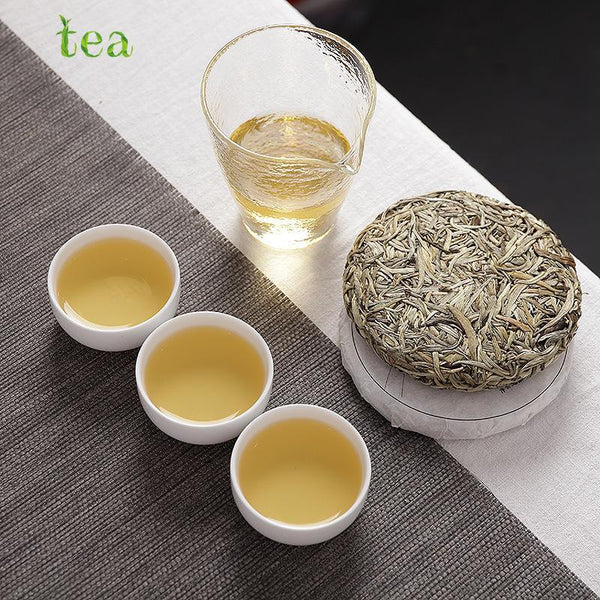 CIFbuy 2022 100g White Hair Silver Needle Yunnan Small Cake Moon White Aged White Tea