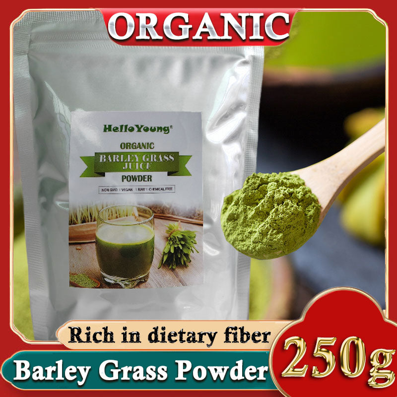 250g Organic Barley Grass Powder Gluten Free Non-GMO Superfood Vegan for Immunity Support and Whole Food Supplement Main image