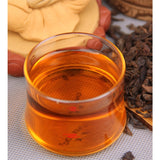 TemuTea 100g China Puer Tea Ripe Pu Erh Black Tea Yunan Canned Green Food Beauty Red Tea