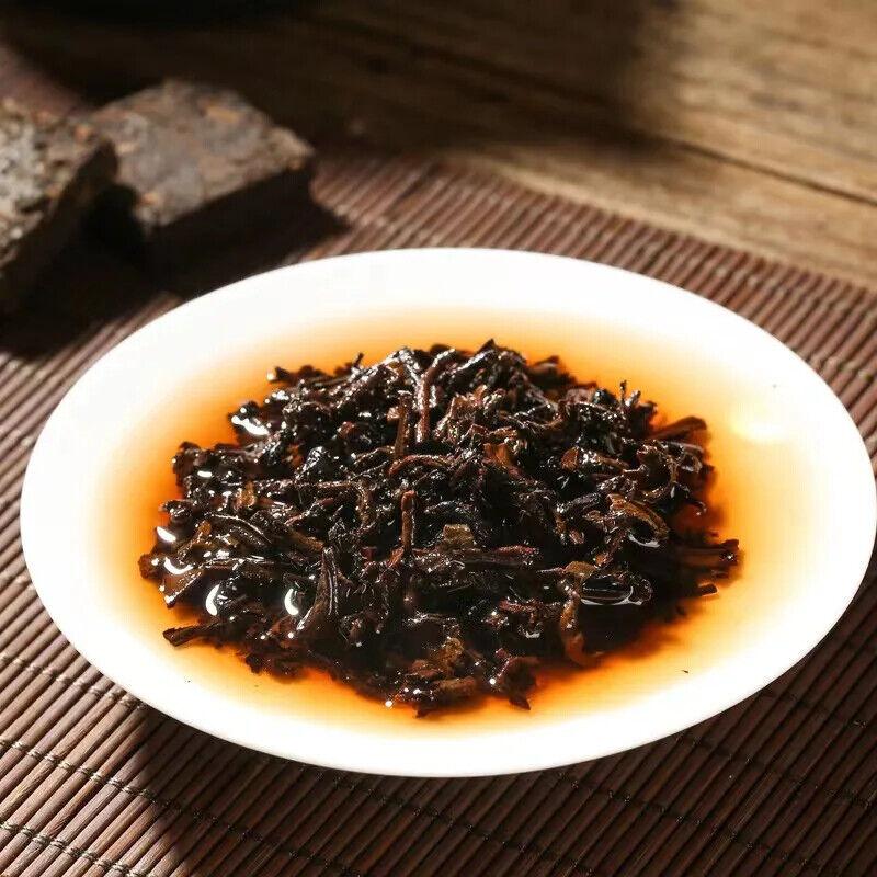 CIFbuyMini Tuocha Original High Fragrance Aged Pu'er Ripe Tea Small Gold Brick 500g