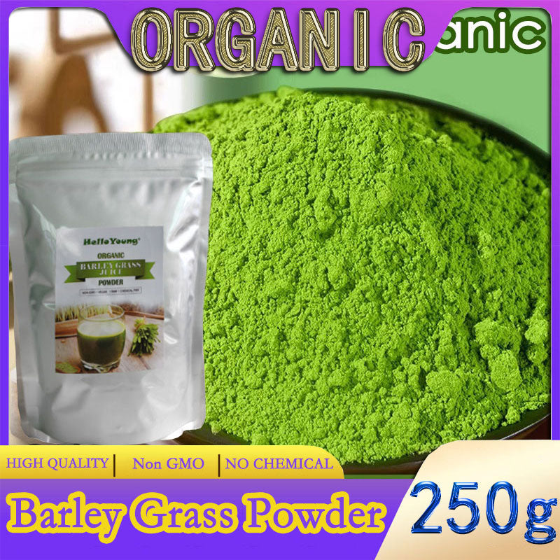 Organic Barley Grass Powder original 250g barley grass official store pure organic barley Rich in Immune Vitamin, Fibers, Minerals, Antioxidants and Protein Main image