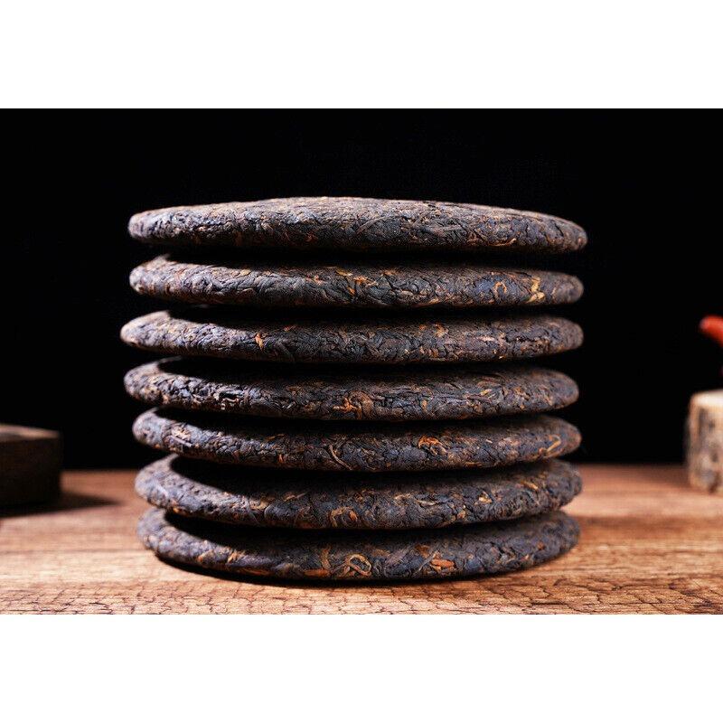 CIFbuy 357g Yunnan Pu'er Ripe Tea The Older The More Fragrant Old Pu'er Tea Cake