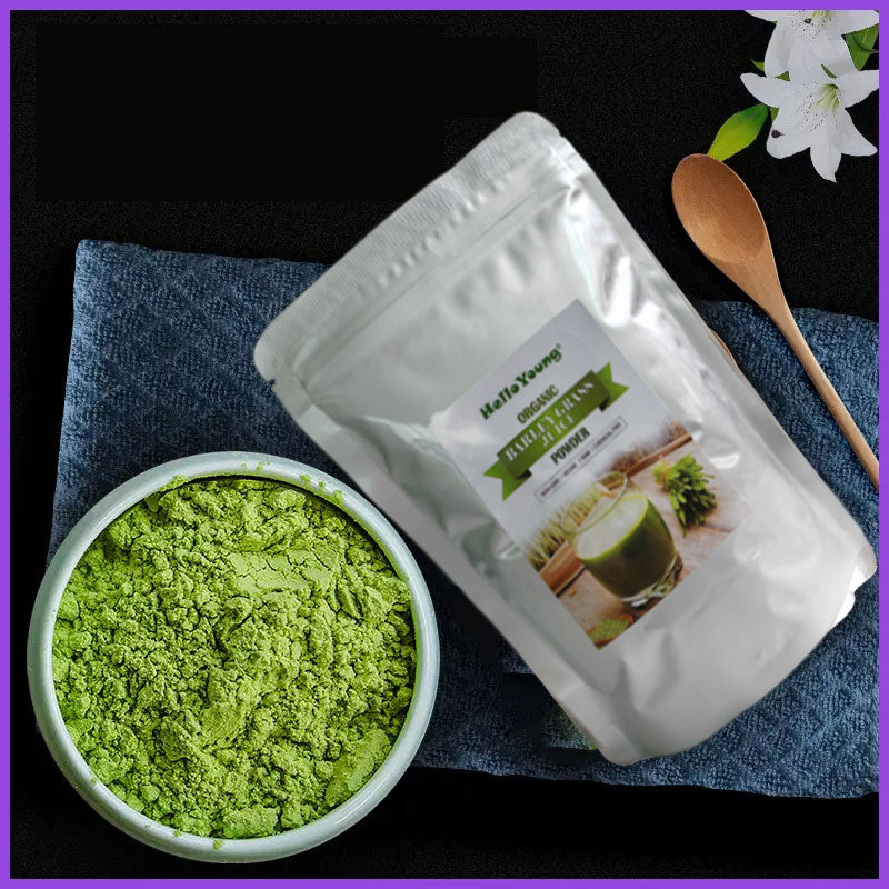 HelloYoung Grass Powder original 100% organic and pure healthy for lose weight body detox diet Barley grass powder Main image