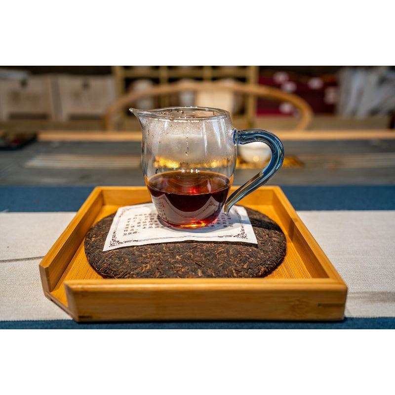CIFbuy 357g Lao Ban Zhang Ripe Puerh Tea Yunnan Ancient Tree Aged Ripe Puerh Tea