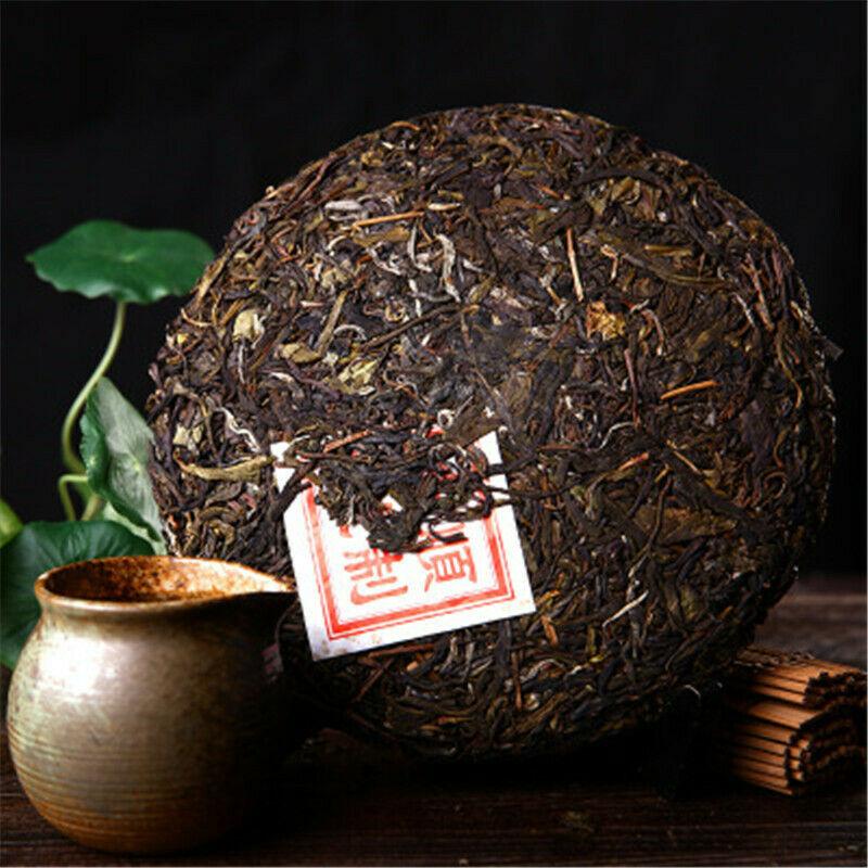 CIFbuy 357g China Yunnan Puerh Tea Cake Raw Puer Menghai Sheng Tea Organic Green Food