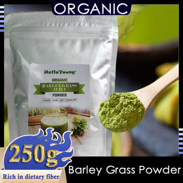 CIFbuy Barley Grass Powder Original 100% healthy Pure Organic Barley Chlorophyll & Trace Minerals No Maltodextrin & Sugar