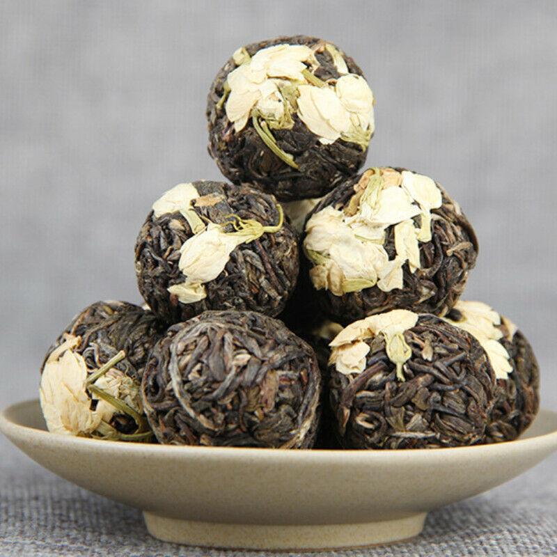 CIFbuy 500g Yunnan Jasmine Pu'er Dragon Ball Raw Tea Ancient Tree Flower Pu-erh Tuocha