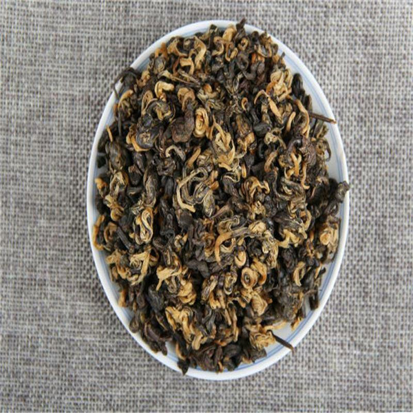 CIFbuy Dian Hong Black Tea Premium Dianhong Gongfu Red Tea Yunnan Canned 60g Green Food