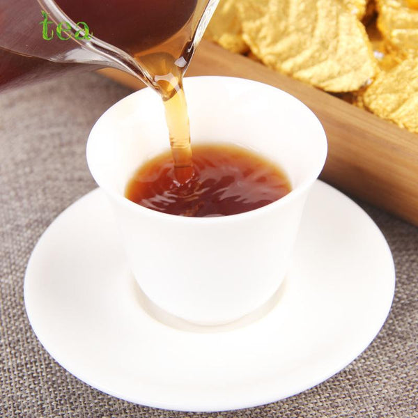 CIFbuy Yunnan Puerh Golden Leaf Menghai Ancient Tree Shu Pu'er Tea 500g