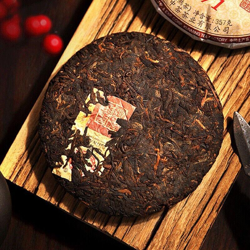 CIFbuy CHINATEA Zhong Cha Ripe Puerh Tea Classic 7571 Shu Puer Chinese Tea 357g Secondary image