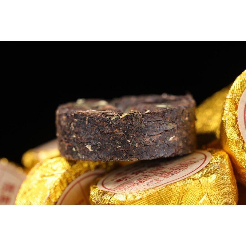 CIFbuy Yunnan Puer Small Tuocha Ripe Tea Original Mini Tuocha Small Round Tea Cake 500g