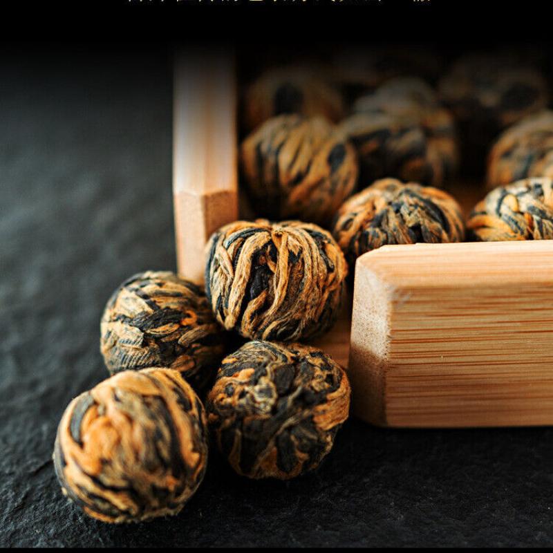 CIFbuy 500G Fengqing Work Dian Hong Tea Hydrangea Dragon Pearl Gold Ball Black Tea