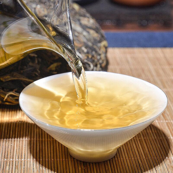 CIFbuy 2008 Menghai Ban Zhang King Puer Tea 357g Banzhang Pu'er Raw Pu-erh Cake Sheng