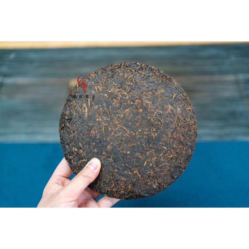 CIFbuy 357g Yunnan Banzhang Dragon Cake Shongyuantang Puerh Ripe Tea Aged Cake Tea