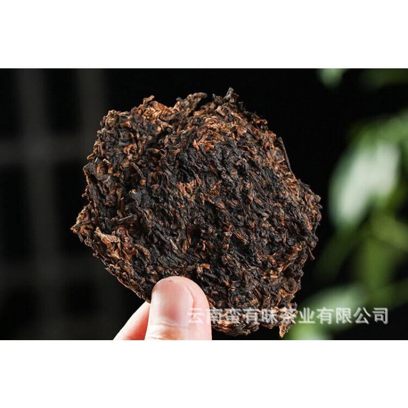 CIFbuy Puerh Ripe Tea Dry Warehouse Ripe Tea Menghai Palace Ripe Tea 357g