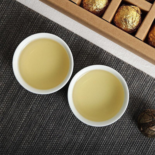 CIFbuy Yunnan Pu'er Tea 18 Old Banzhang Ancient Tree Gold Leaf Raw Tea Dragon Pearl
