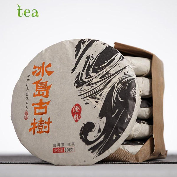 CIFbuy 2017 Yunnan Iceland Ancient Tree Raw Puer Tea Cake 200g