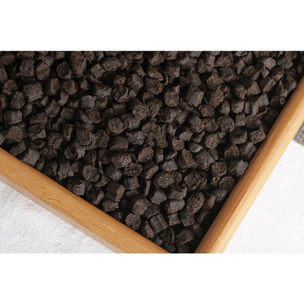 CIFbuy 500g Yunnan Pu'er Ripe Tea 09 Menghai Nuoxiang Tea Fossil New C1 Crushed Silver