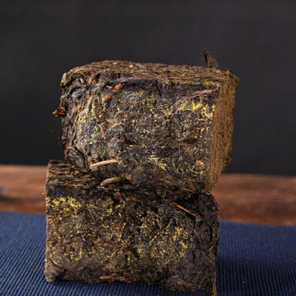 CIFbuy 208g Anhua Black Tea Authentic Hunan Tea Hand-built Aged Tian Fu Brick Tea