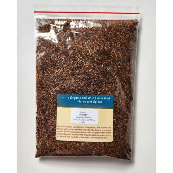 CIFbuy ROOIBOS ORGANIC HERBAL TEA 100g African Red Bush Aspalathus Lineans Dried Herb