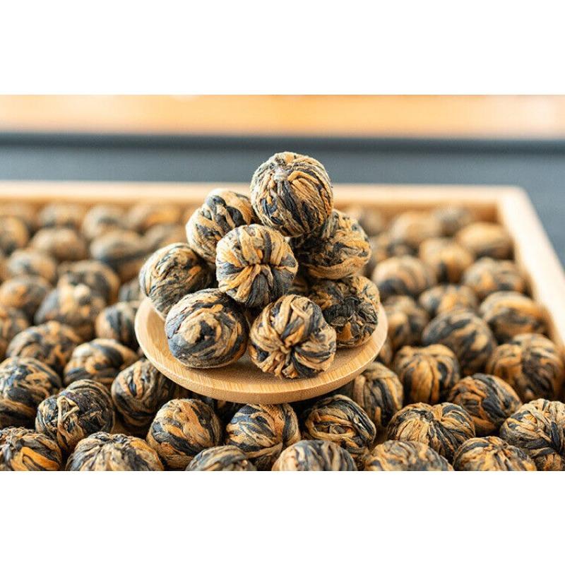 CIFbuy 500G Fengqing Work Dian Hong Tea Hydrangea Dragon Pearl Gold Ball Black Tea