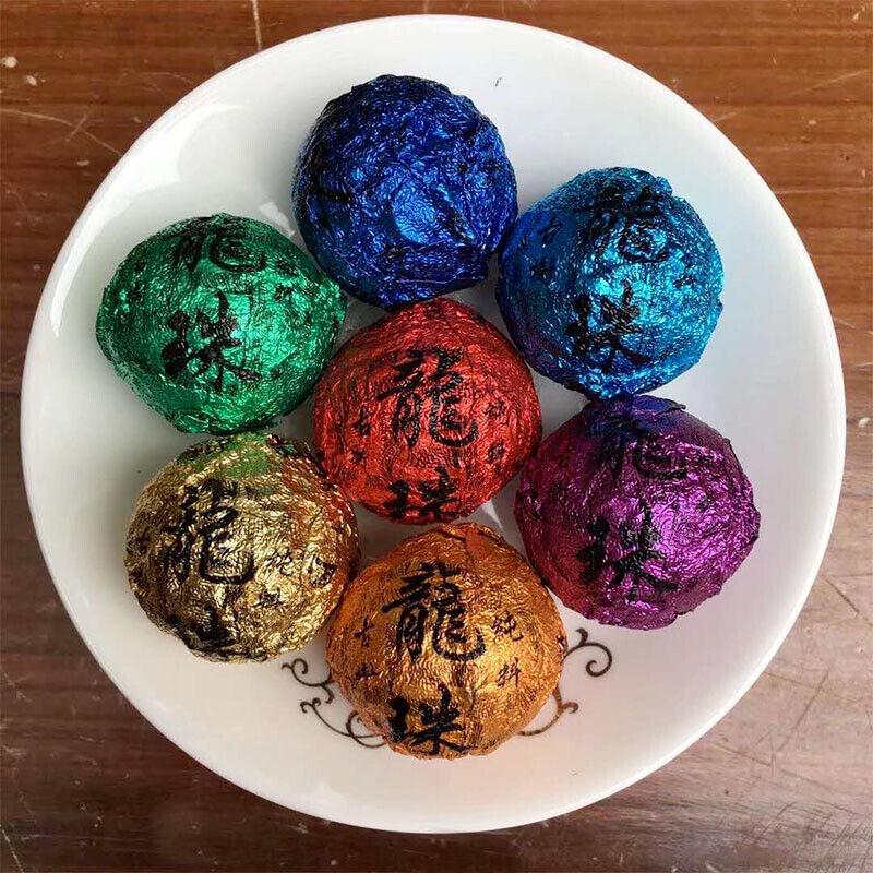 CIFbuy 168G Holiday Gift Tea Big Tree Puerh Tea Raw Tea Colorful Dragon Pearl Tea