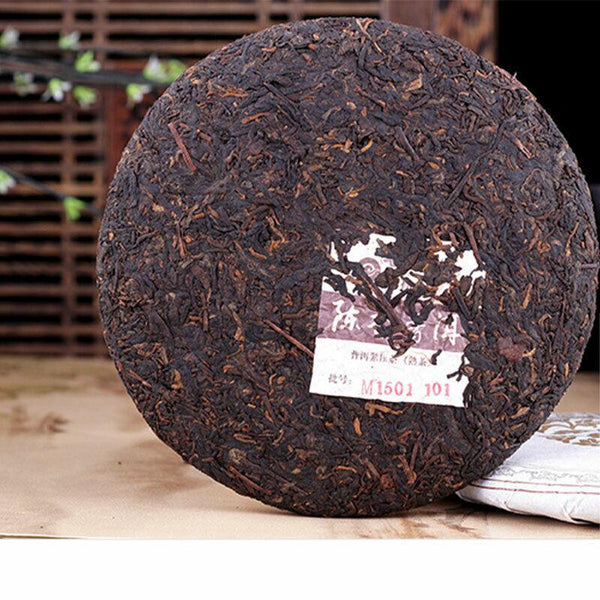 CIFbuy Colourful Yunnan Qing Feng Xiang CHEN XIANG Puer Ripe Pu'er Tea 357g Shou Cha