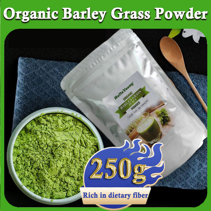 Unsweetened Premium Organic Barley Grass Powder 250g Antioxidants and Protein, Support Immune System and Digestion, Vegan Main image