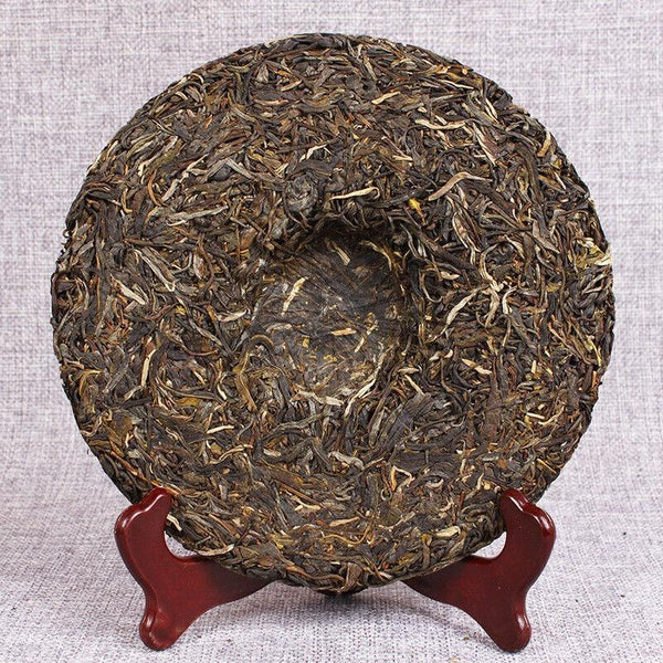 CIFbuy 357g Yunnan Pu'er Raw Tea Cake Banzhang Raw Tea Cake Jiao Mu Seven Seeds Cake