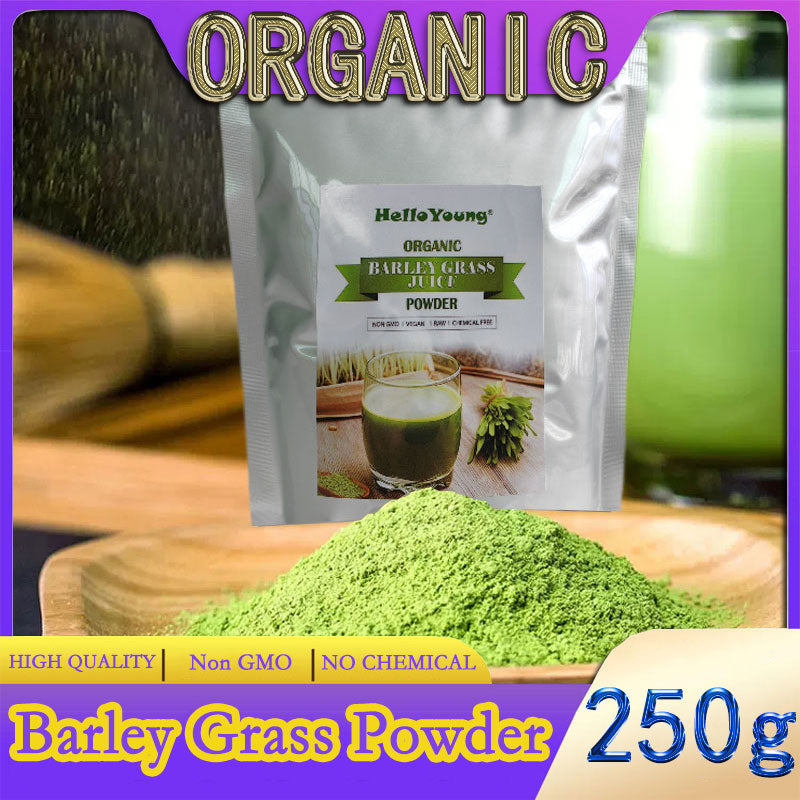 Barley grass official store Organic Barley Grass Powder original 250g  Weight Loss Barley Health Matcha Beverage Main image
