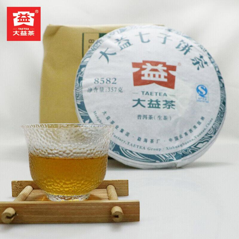 CIFbuy 2016 TAETEA 8582 Menghai Dayi Puerh Raw Puer Tea Green Sheng Pu'er Tea Cake 357g