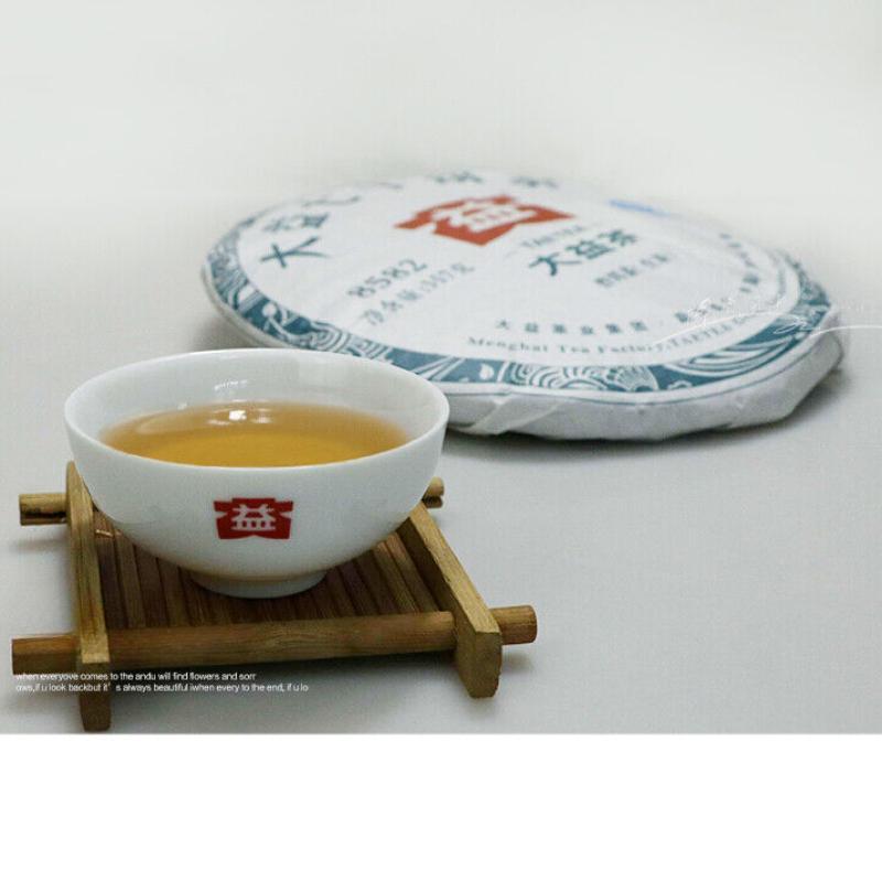 CIFbuy 2016 TAETEA 8582 Menghai Dayi Puerh Raw Puer Tea Green Sheng Pu'er Tea Cake 357g