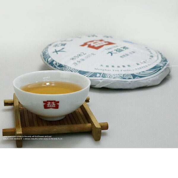 CIFbuy 2016 TAETEA 8582 Menghai Dayi Puerh Raw Puer Tea Green Sheng Pu'er Tea Cake 357g