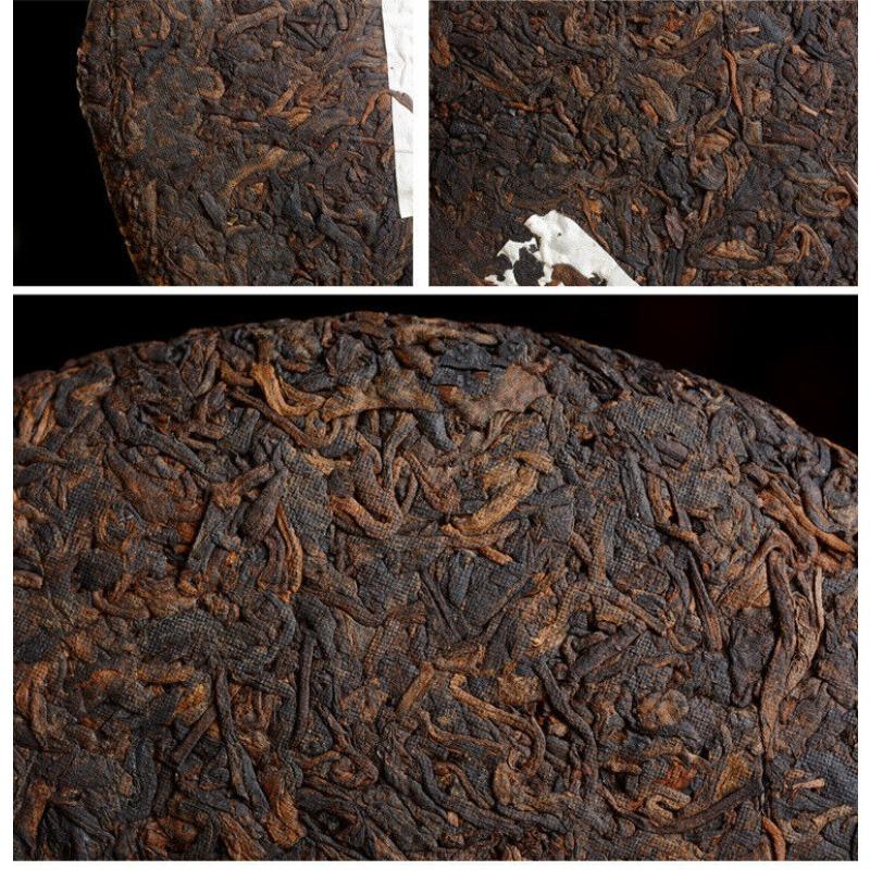 CIFbuy 357g/Cake Yunnan Pu'er Tea Cooked Tea Cake Yunnan Qizi Cake Tea Pure Ingredients