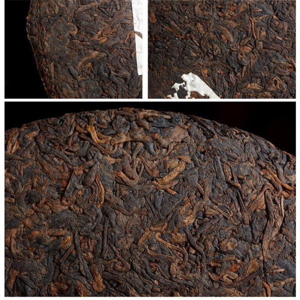 CIFbuy 357g/Cake Yunnan Pu'er Tea Cooked Tea Cake Yunnan Qizi Cake Tea Pure Ingredients