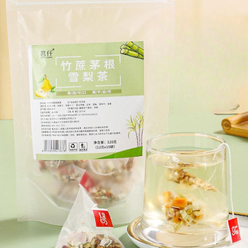 CIFbuy 120g/bag Bamboo Cane Thatch Root Snow Pear Tea Snow Pear White Thatch Root Bag