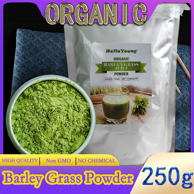 barley powder pure organic Organic Barley Grass Powder original 250g barley grass official store Antioxidants and Protein, Support Immune System and Digestion Main image