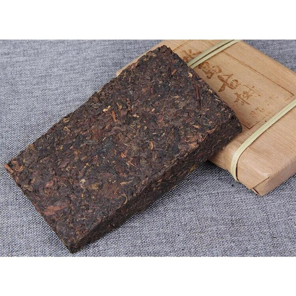 CIFbuyPu'er Ancient Tree Camphor Fragrance Pu'er Tea Brick 500g Ripe Tea Yunnan Tea