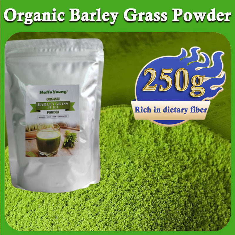 Barley Grass Powder Original 100% Pure And Organic Green Tea Barley Grass Powdered Drink body detoxification, moistening intestines, burning fat Main image