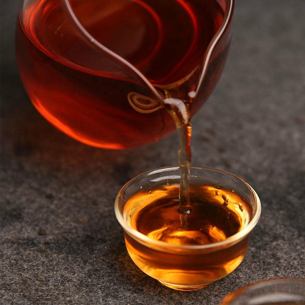 CIFbuy Premium Shudaizi Top Ripe Tea "Jin Zhen Gong Ting" Royal Palace Shu Puer 357g