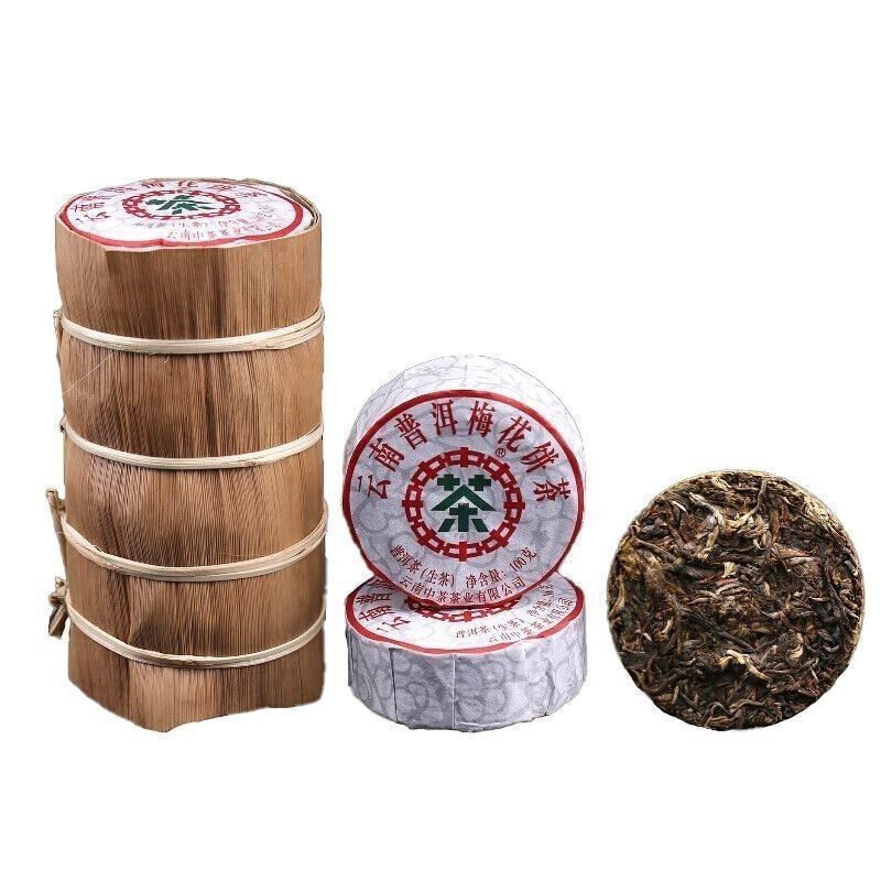 CIFbuy Chinese Tea 2019 Plum Blossom Cake Pu'er Raw Tea Cake 100g Yunnan Pu'er Tea