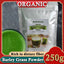 HelloYoung 250g Organic Barley Grass Powder Gluten Free Non-GMO Superfood 100% Pure&Natural I Nutritionally Complete