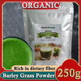 HelloYoung 250g Organic Barley Grass Powder Gluten Free Non-GMO Superfood 100% Pure&Natural I Nutritionally Complete