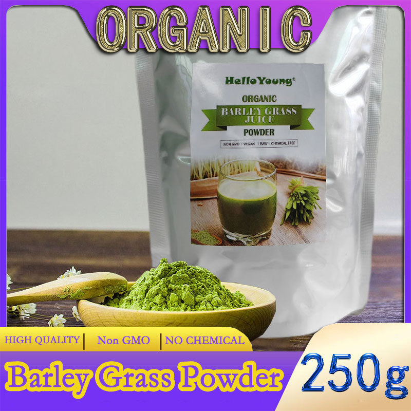 Barley grass official store Organic Barley Grass Powder original 250g Soy-Free Vegan & Paleo – Daily Greens Booster Main image
