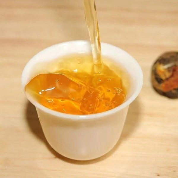 CIFbuy White Tea Stuffed Tangerine Orange Fuding Chenpi Bai Cha Aged Shou Mei 250g