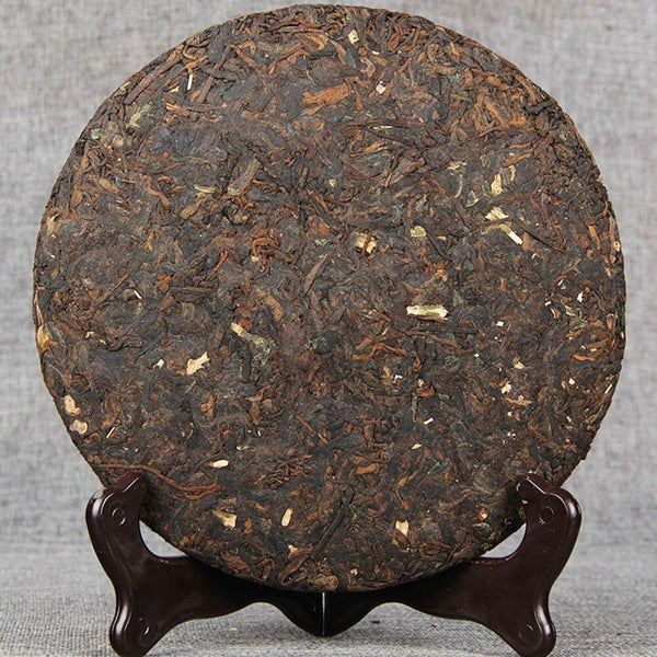 CIFbuy 2021 Menghai Sticky Rice Fragrant Ripe Pu'er Tea Yunnan Qi Zi Bing Shu Pu'er 357g
2021年勐海糯米香熟普洱茶云南七子饼熟普357克