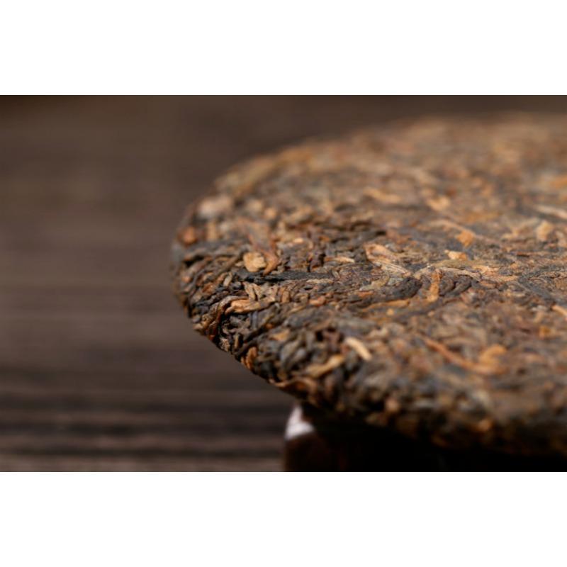 CIFbuy Yunnan Pu'er Tea 100g Ripe Cake Aged Old Tree Tea Golden Bud Ripe Tea