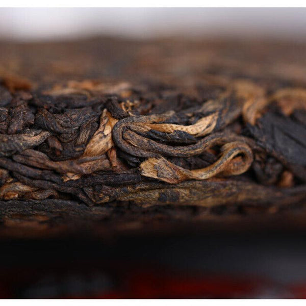 CIFbuy Remote Mountains Old Tree Tea * 2019 Haiwan Old Comrade Ripe Pu'er Tea Cake 500g